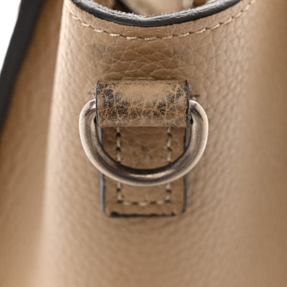 Celine Drummed Calfskin Nano Luggage Dune 12 of 13