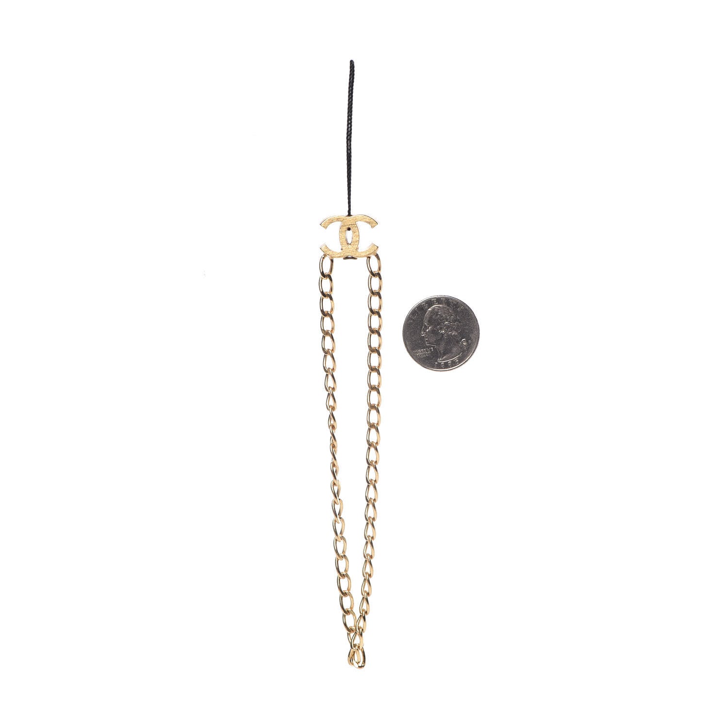 Chanel Chain CC Phone Charm Gold 2 of 4