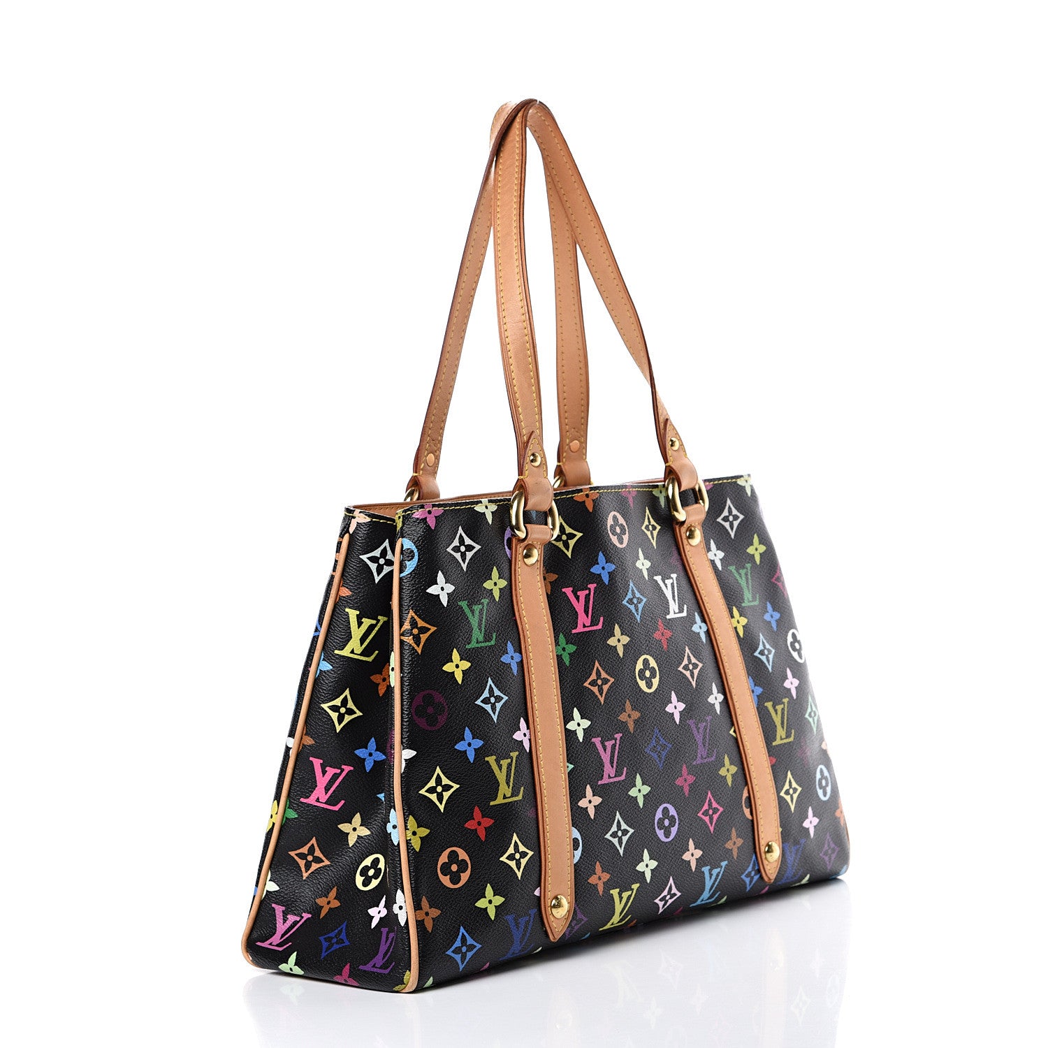 Louis Vuitton Monogram Multicolor Aurelia MM Black 2 of 14
