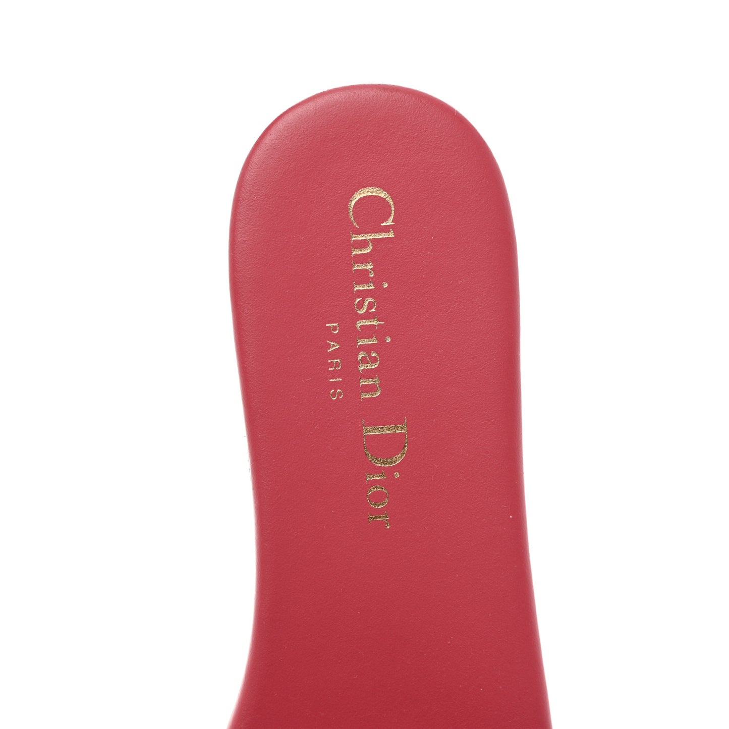 Calfskin D-Club Mule Sandal 36.5 Strawberry