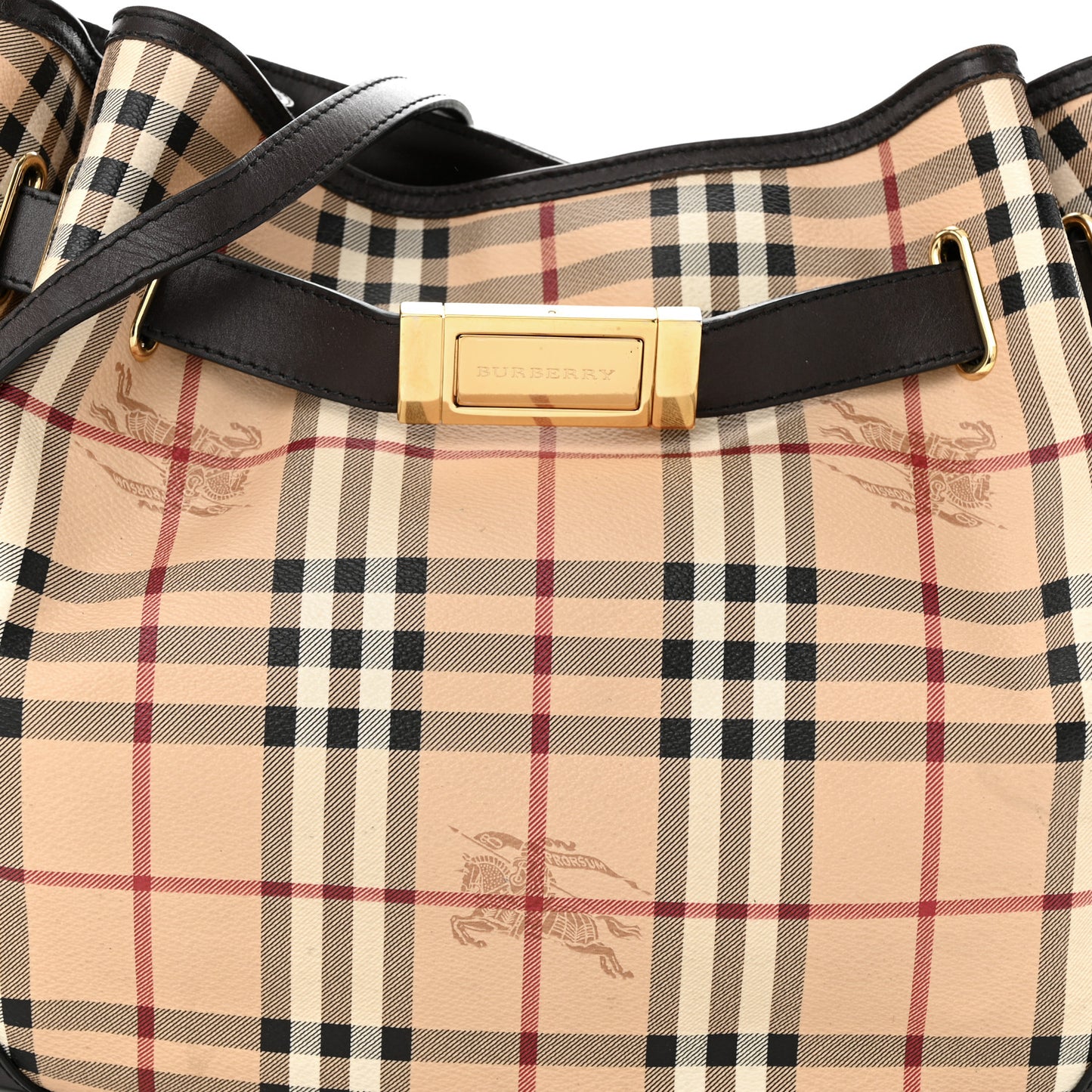 Haymarket Check Medium Willenmore Hobo Chocolate