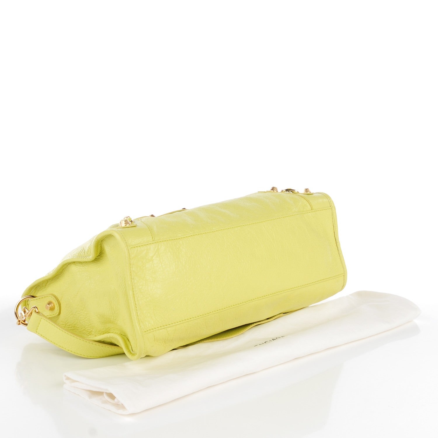 Balenciaga Agneau Giant 12 Gold Hardware City Jaune Citronnade 4 of 7