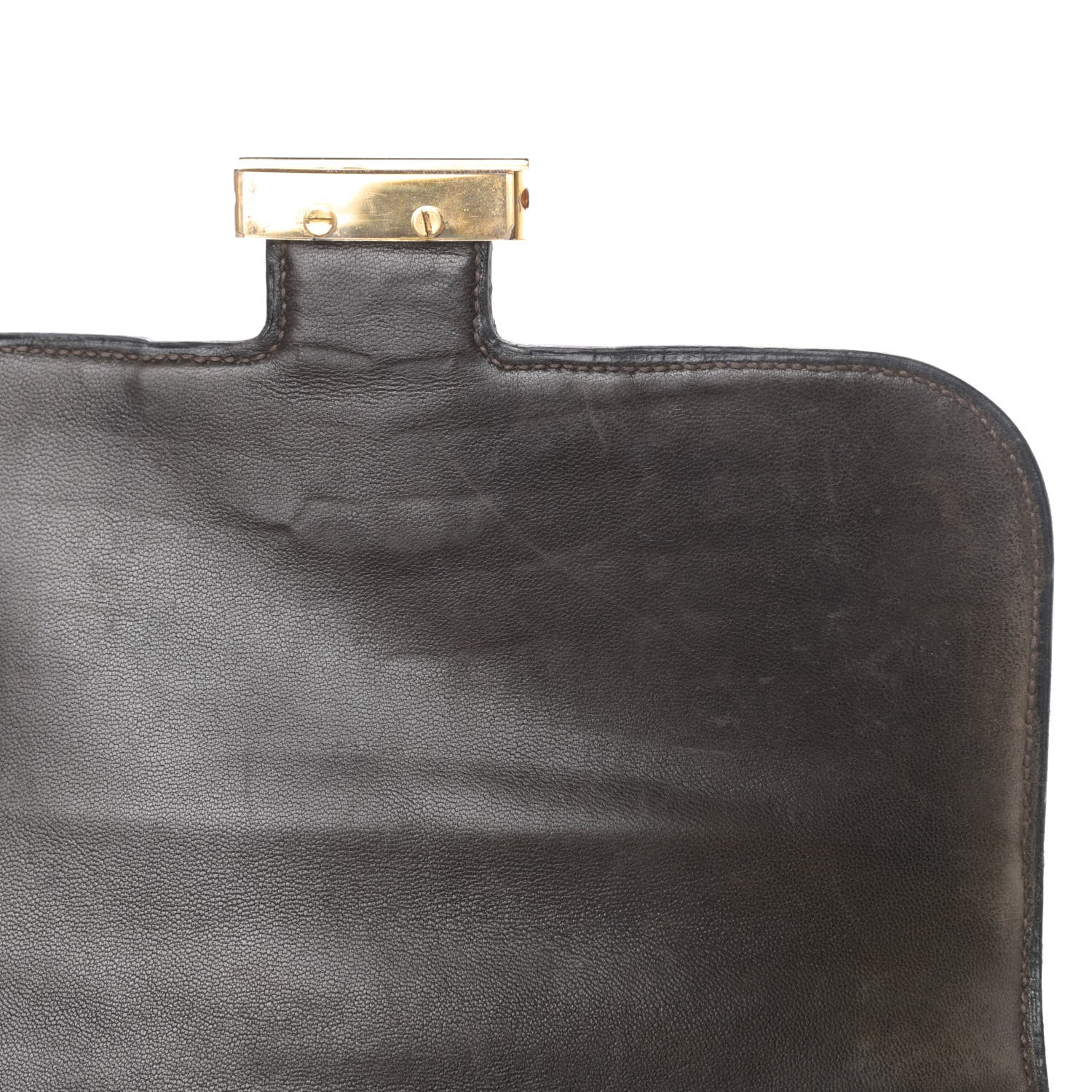 Hermes Shiny Porosus Crocodile Constance 23 Chocolate 12 of 15