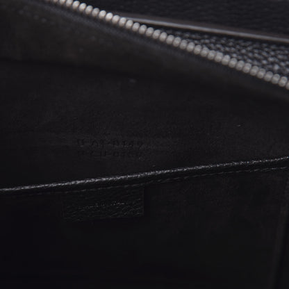 Celine Drummed Calfskin Nano Luggage Black 8 of 11