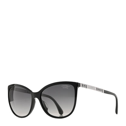 Chanel Chain Polarized Sunglasses 5352-A Black 1 of 7