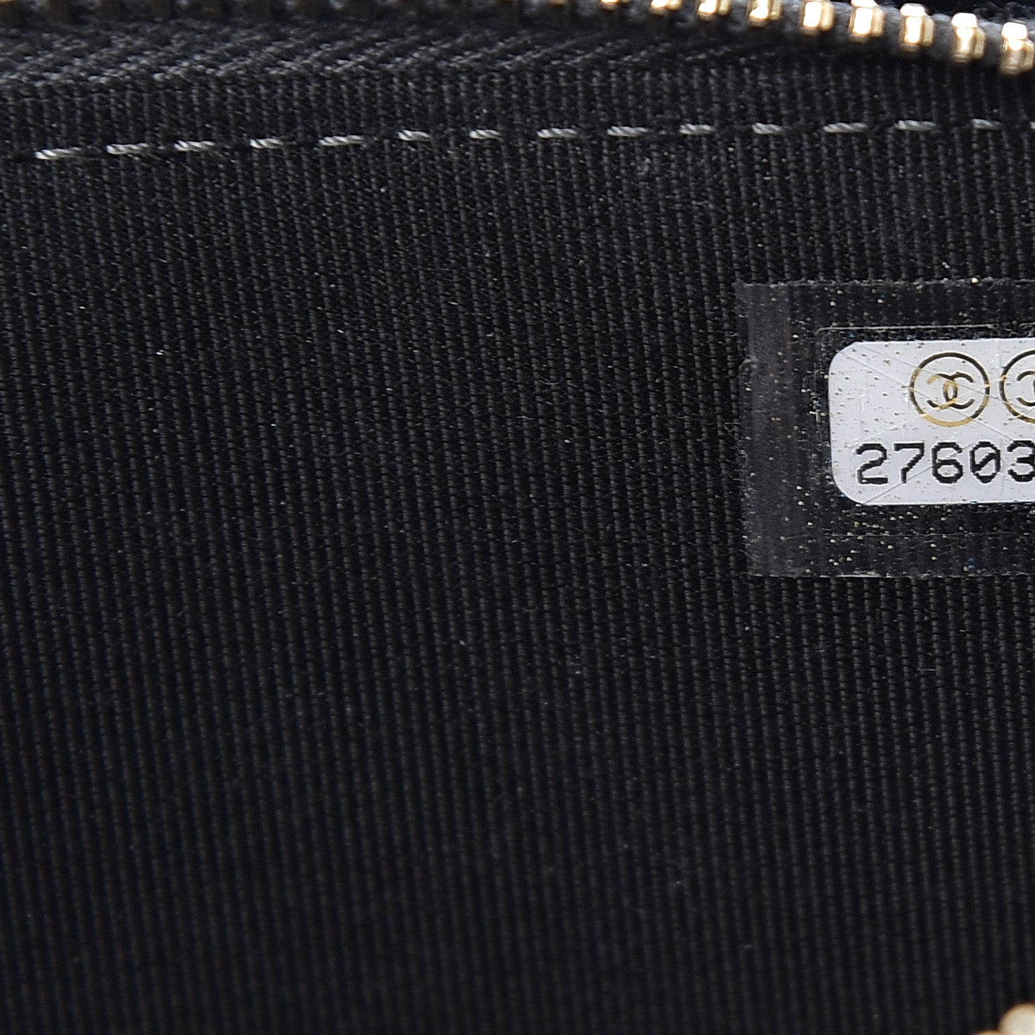 Chanel Iridescent Caviar Quilted Small Clutch With Chain Black 8 of 12