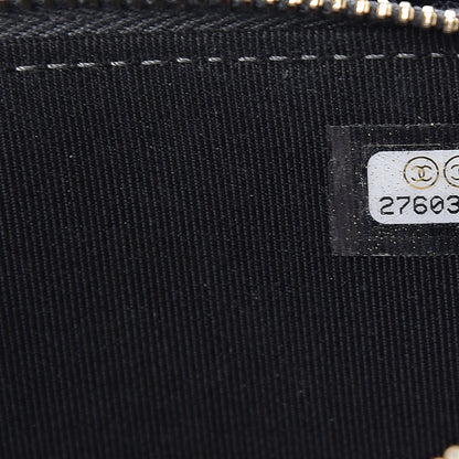Chanel Iridescent Caviar Quilted Small Clutch With Chain Black 8 of 12