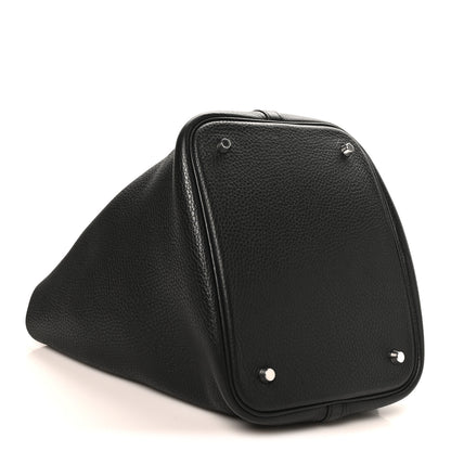 Hermes Taurillon Clemence Picotin Lock 22 MM Black 4 of 10