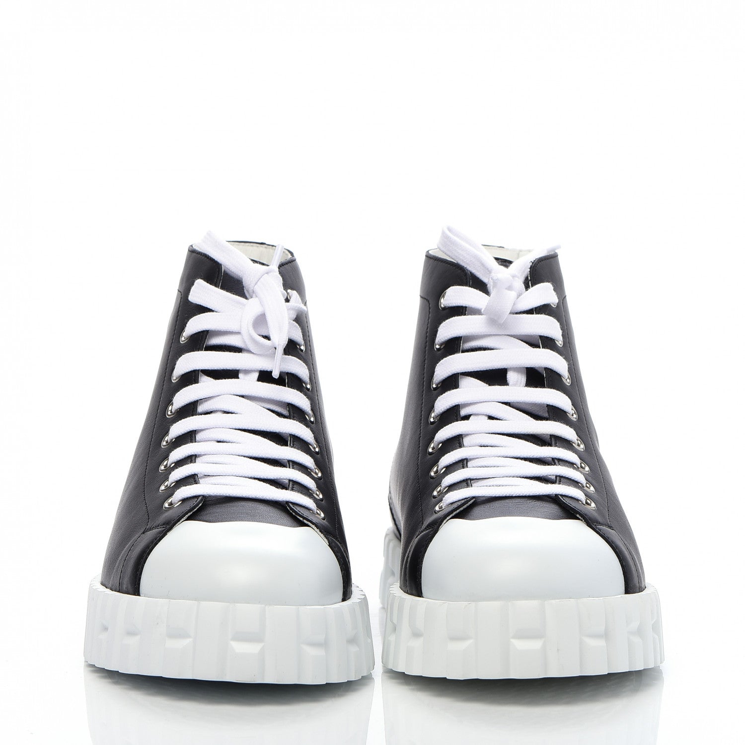 Hermes Veau Pienza Mens Climb Sneakers 42.5 Black 2 of 10