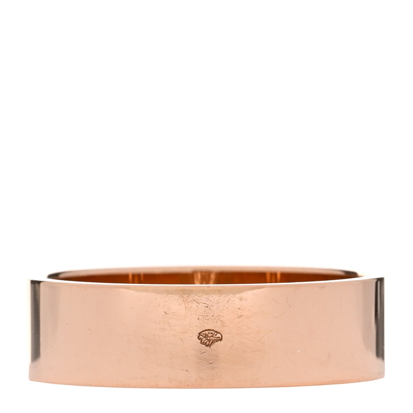 18K Rose Gold Diamond PM H D'Ancre Ring 55 7.25
