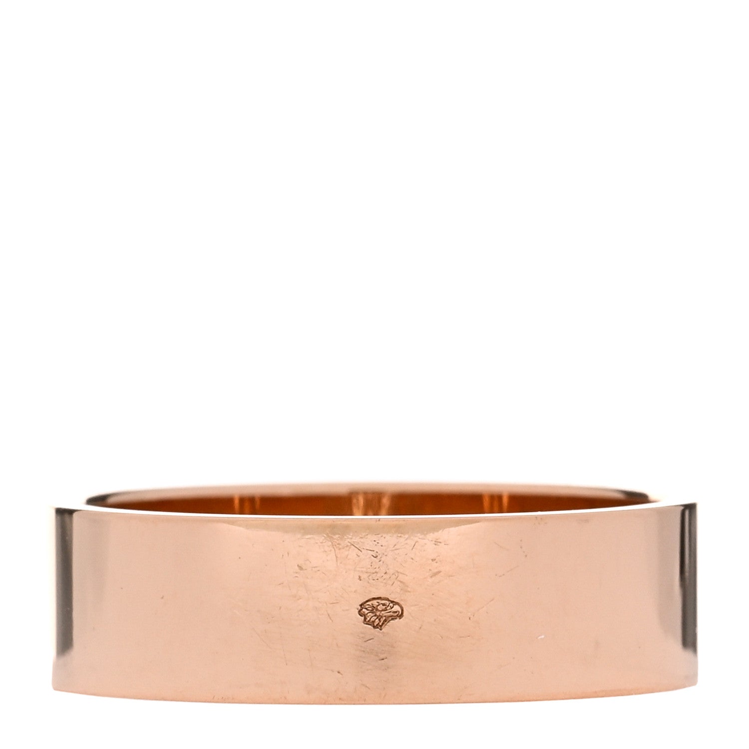 Hermes 18K Rose Gold Diamond PM H D'Ancre Ring 55 7.25 3 of 5
