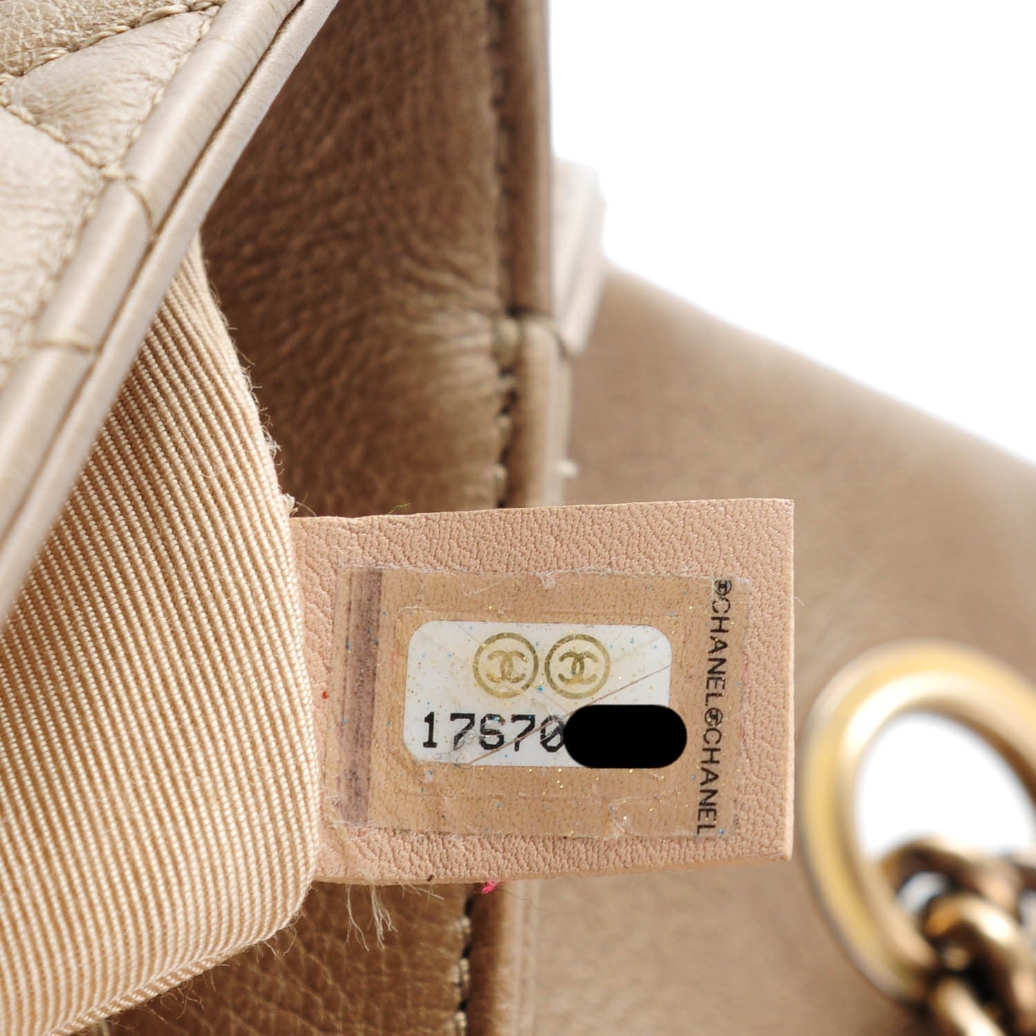 Chanel Calfskin CC Crown Small Flap Gold 10 of 10