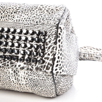 Alexander Wang Pebbled Lambskin Rocco Black White Rhodium Hardware 10 of 10