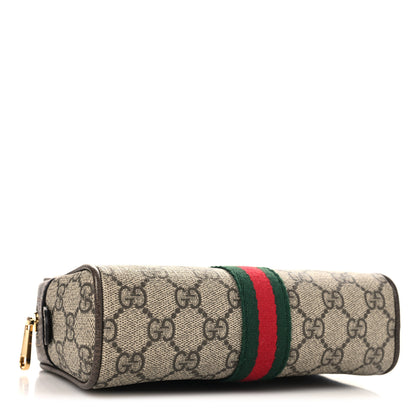 Gucci GG Supreme Monogram Web Small Ophidia Belt Bag 75 30 Dark Brown 4 of 11