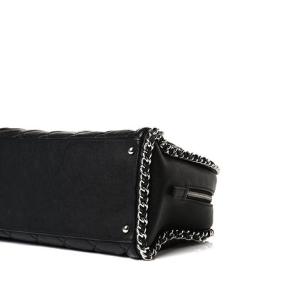 Chanel Calfskin Chain Around Bowler Black 9 of 16