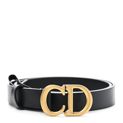 Christian Dior Calfskin CD Belt 70 Black 1 of 7