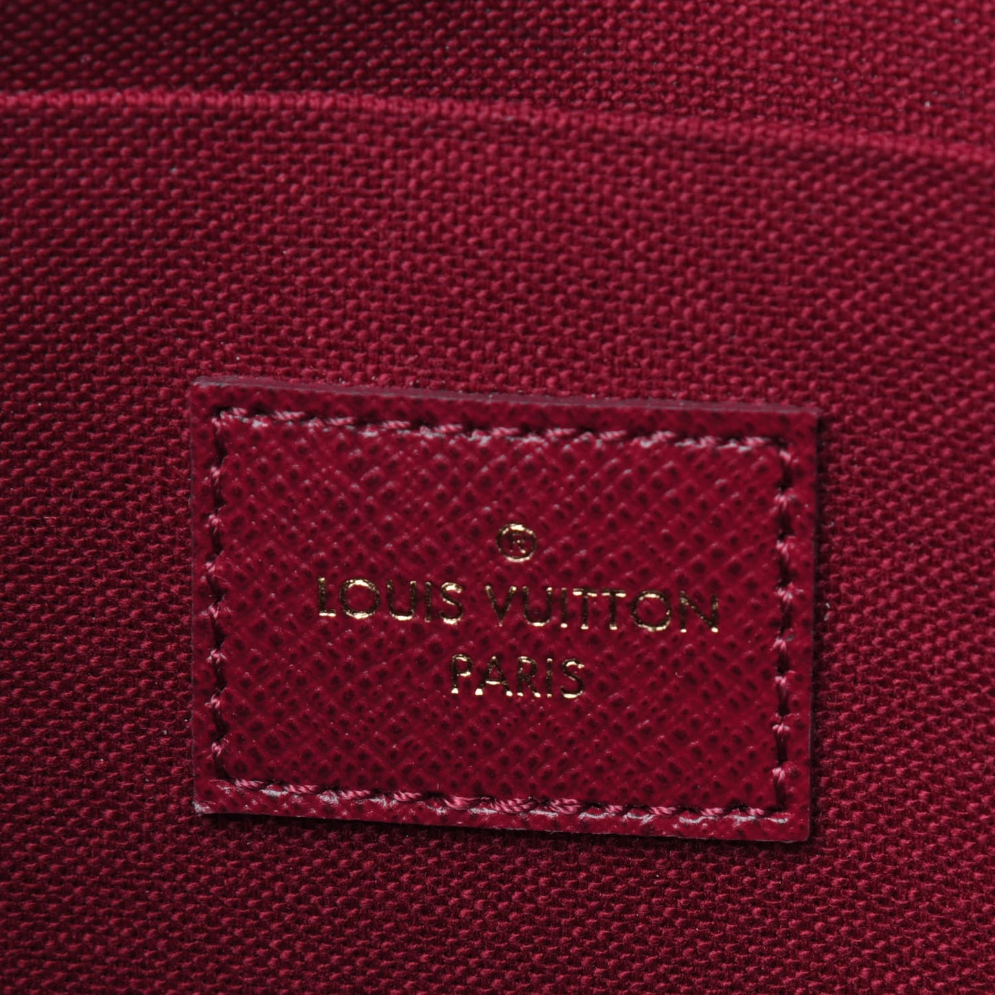 Monogram Pochette Felicie Chain Wallet Fuchsia
