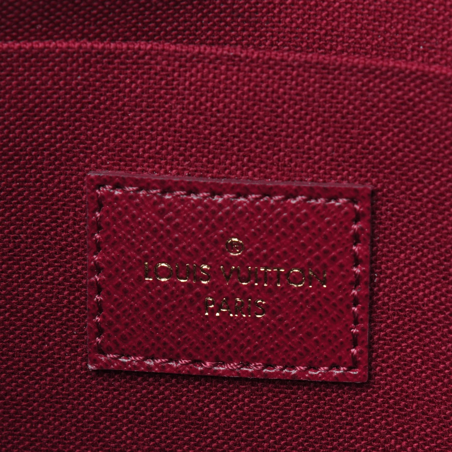 Louis Vuitton Monogram Pochette Felicie Chain Wallet Fuchsia 6 of 11
