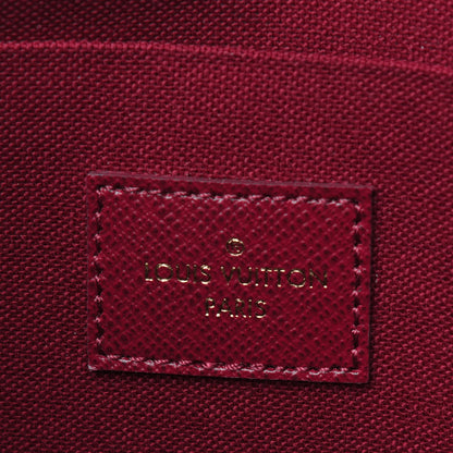 Louis Vuitton Monogram Pochette Felicie Chain Wallet Fuchsia 6 of 11
