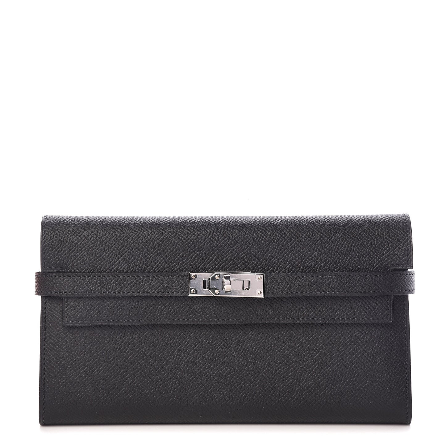 Epsom Kelly Longue Wallet Black