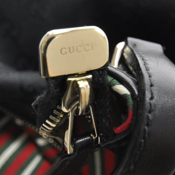 Gucci Monogram New Britt Shoulder Bag Black 12 of 12