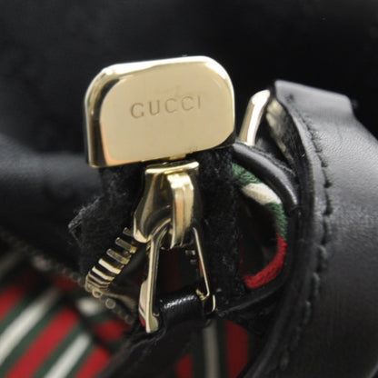 Gucci Monogram New Britt Shoulder Bag Black 12 of 12