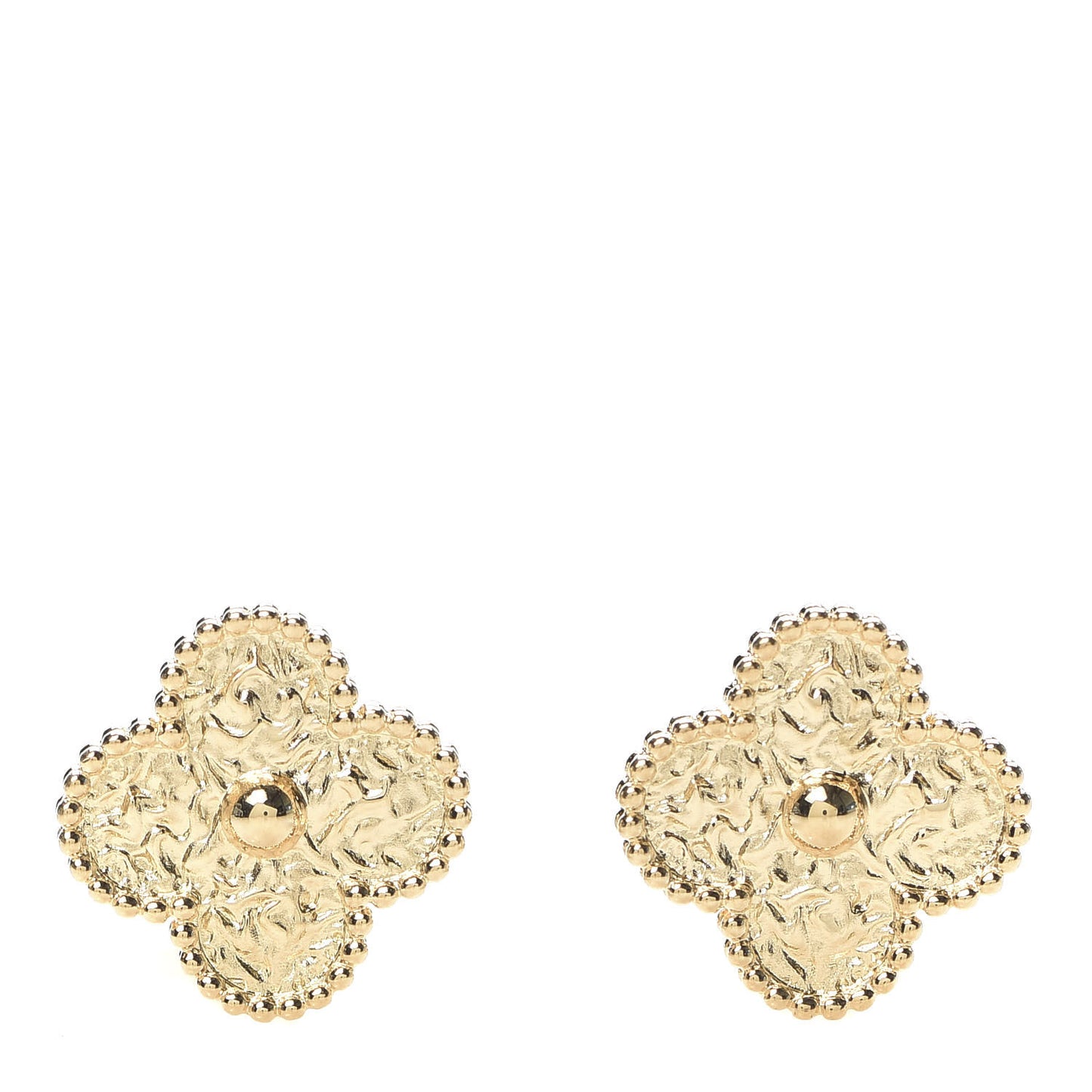 18K Yellow Gold Vintage Alhambra Earrings
