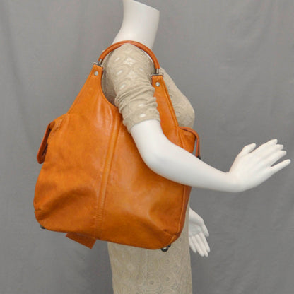Balenciaga Chevre Ring Handle Hobo Pumpkin 2 of 8