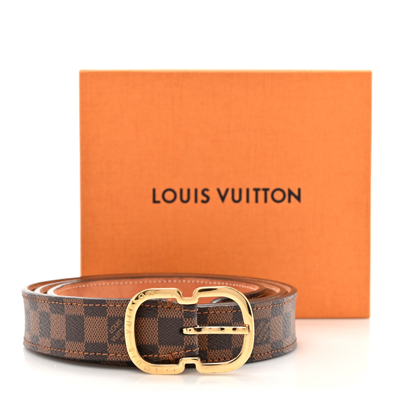 Louis Vuitton Damier Ebene Mini 25mm Belt 90 36 6 of 6