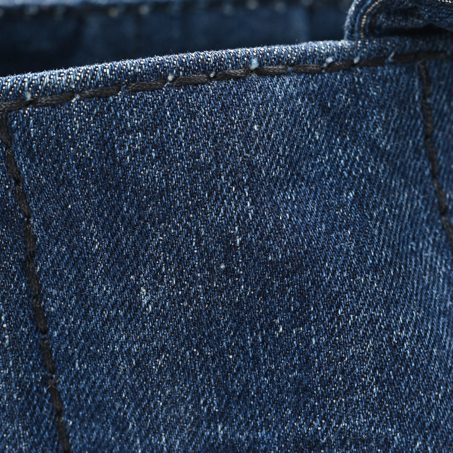 Prada Denim Logo Tote Avio 12 of 12