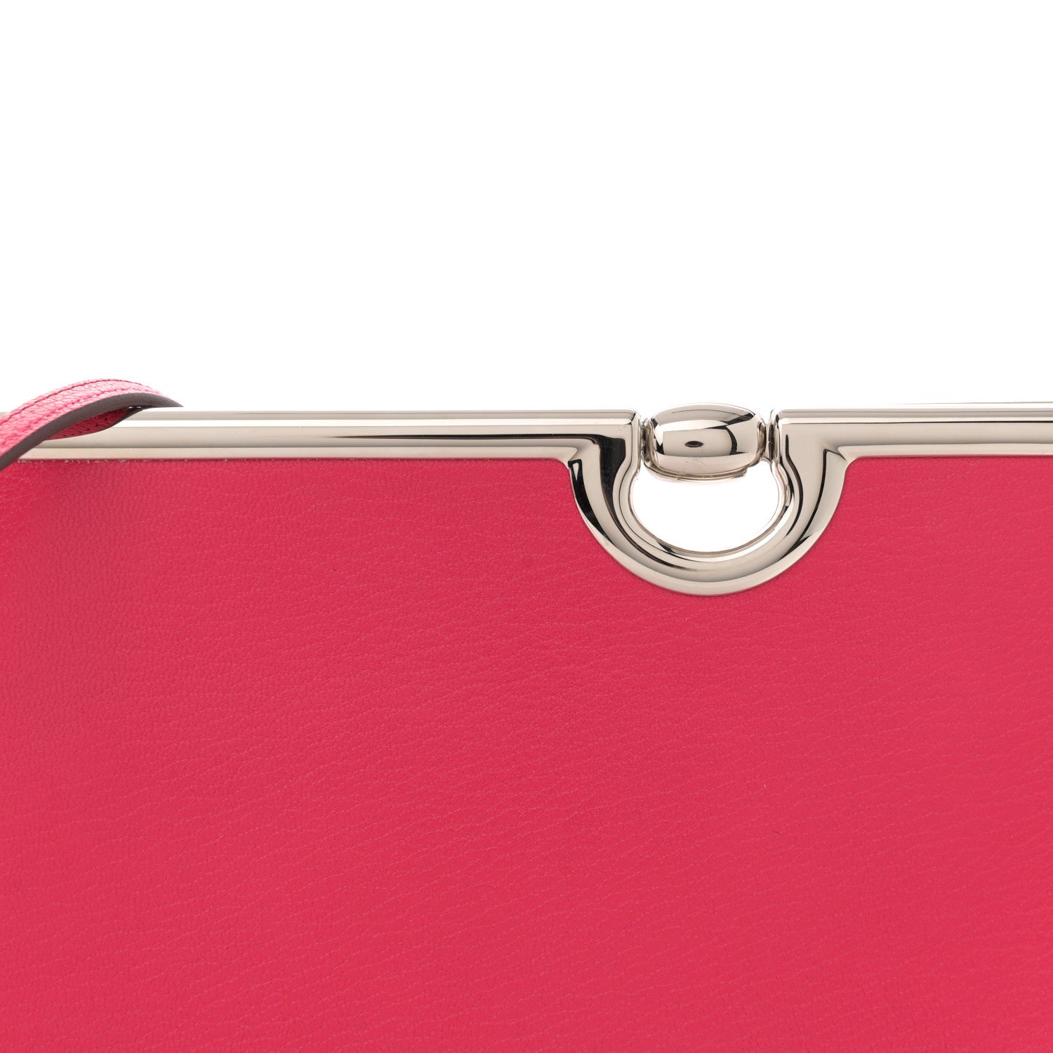 Hermes Chevre Chamkila Mors De Bride Bag Rose Mexico 8 of 10