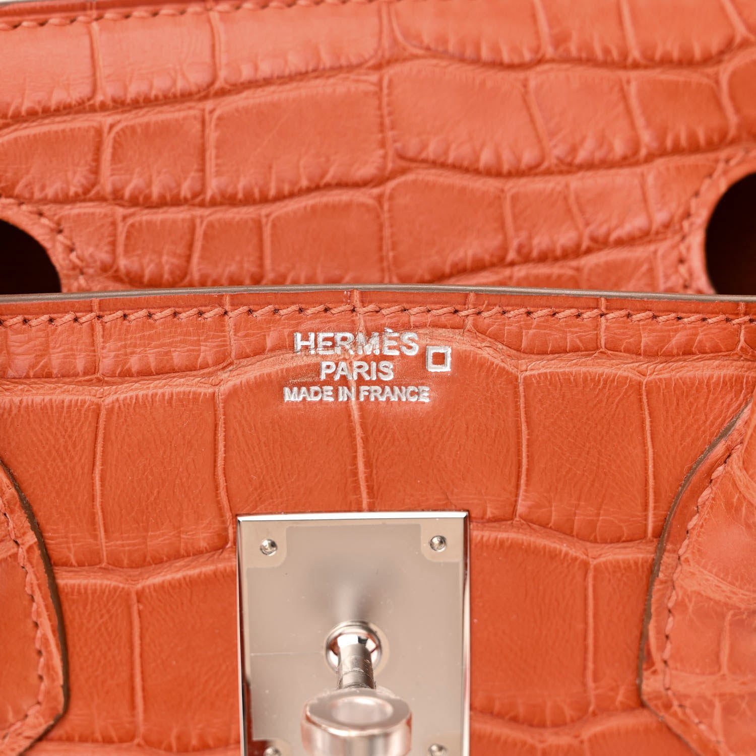 Hermes Matte Alligator Birkin 30 Pain d'Epices 6 of 12
