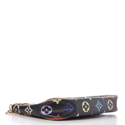 Louis Vuitton Monogram Multicolor Pochette Accessories Black 4 of 12