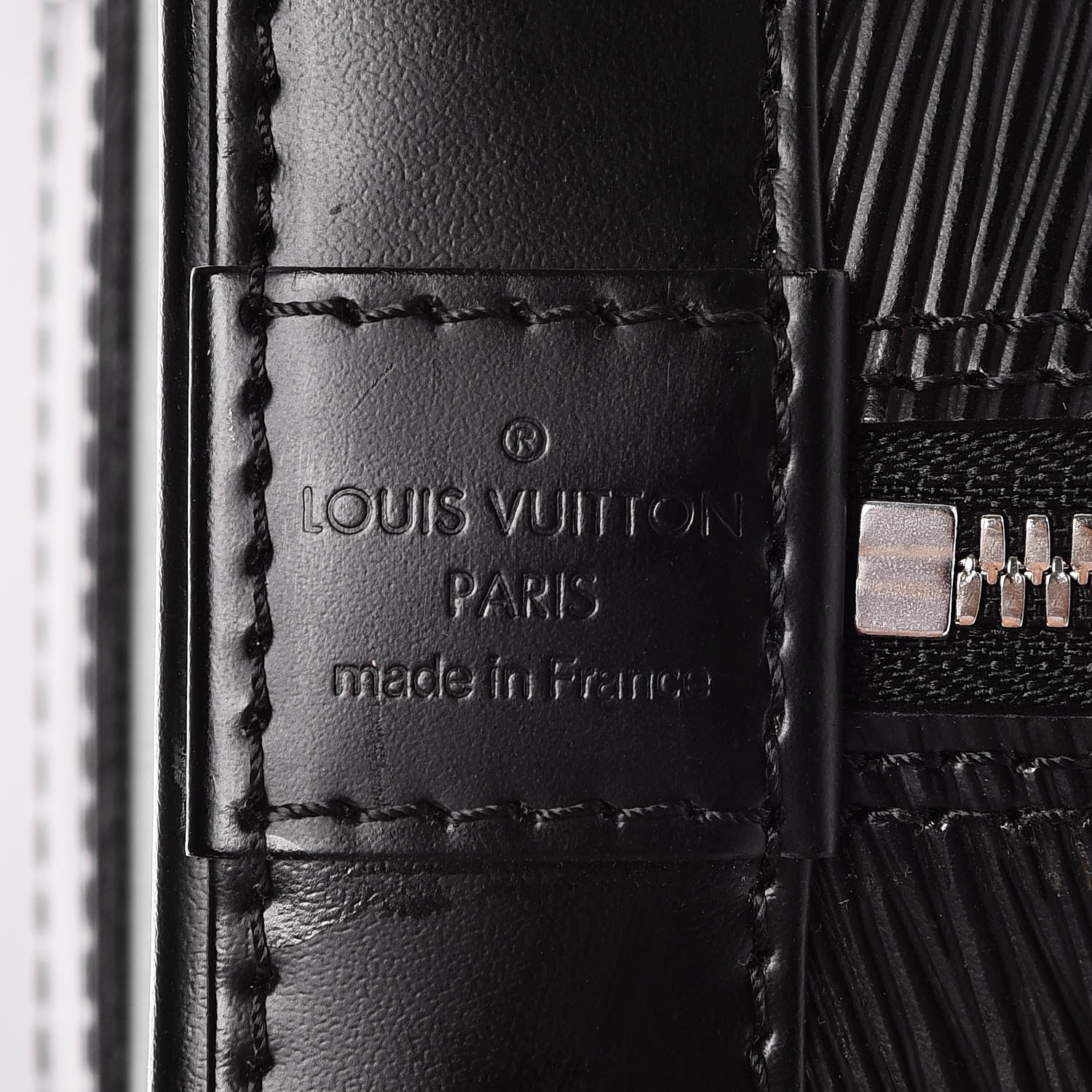 Louis Vuitton Epi Alma PM Black 7 of 10