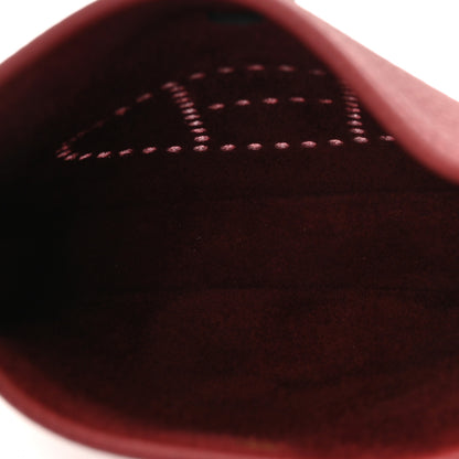 Hermes Taurillon Clemence Evelyne TPM Rouge H 5 of 11
