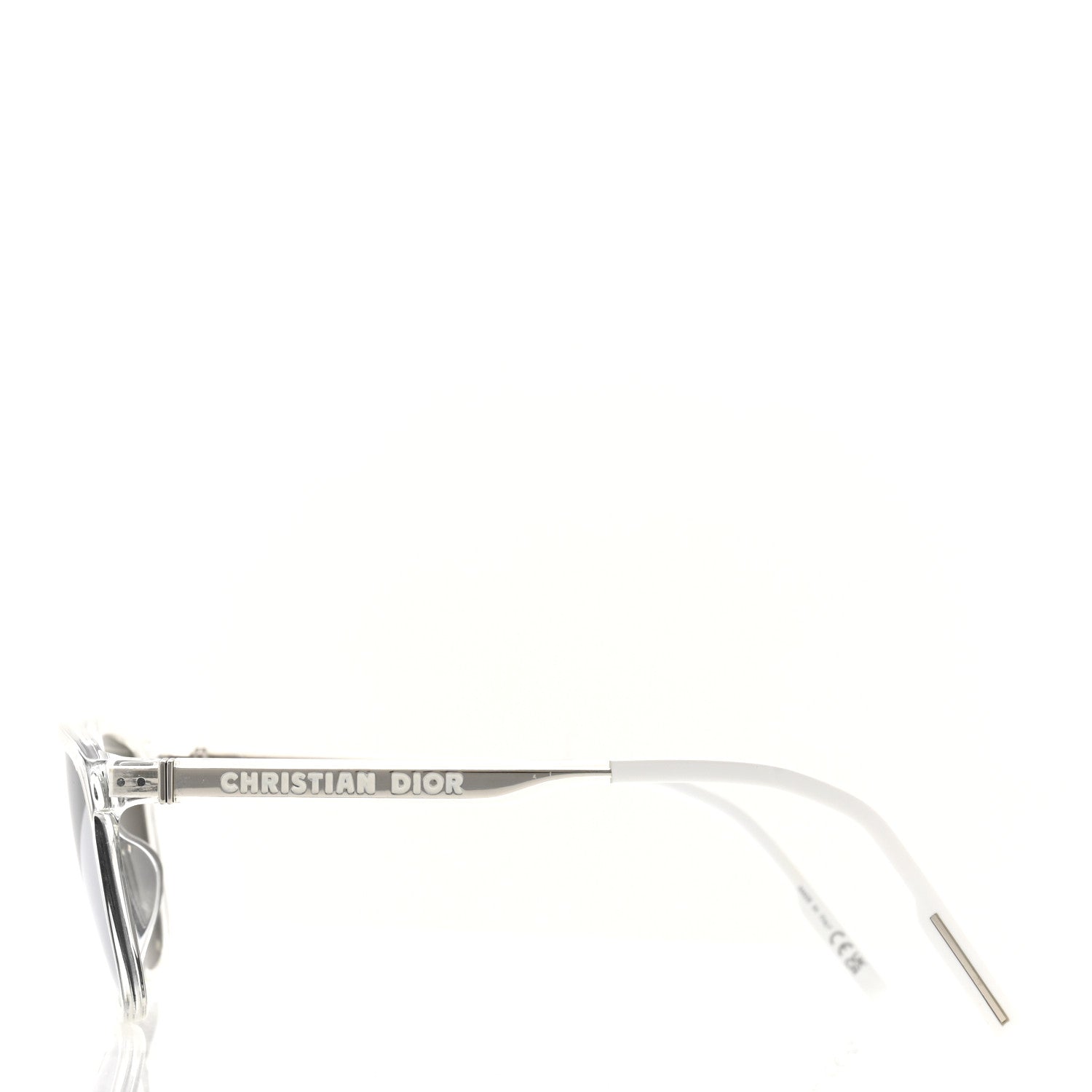 Christian Dior Acetate DiorTag SU Rectangular Sunglasses Silver 3 of 7