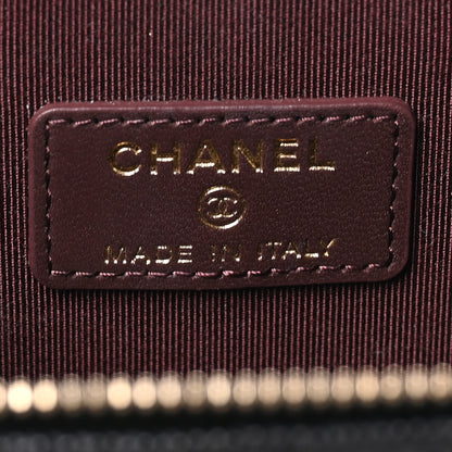 Chanel Caviar Quilted Mini Vanity Case With Chain Black 6 of 9