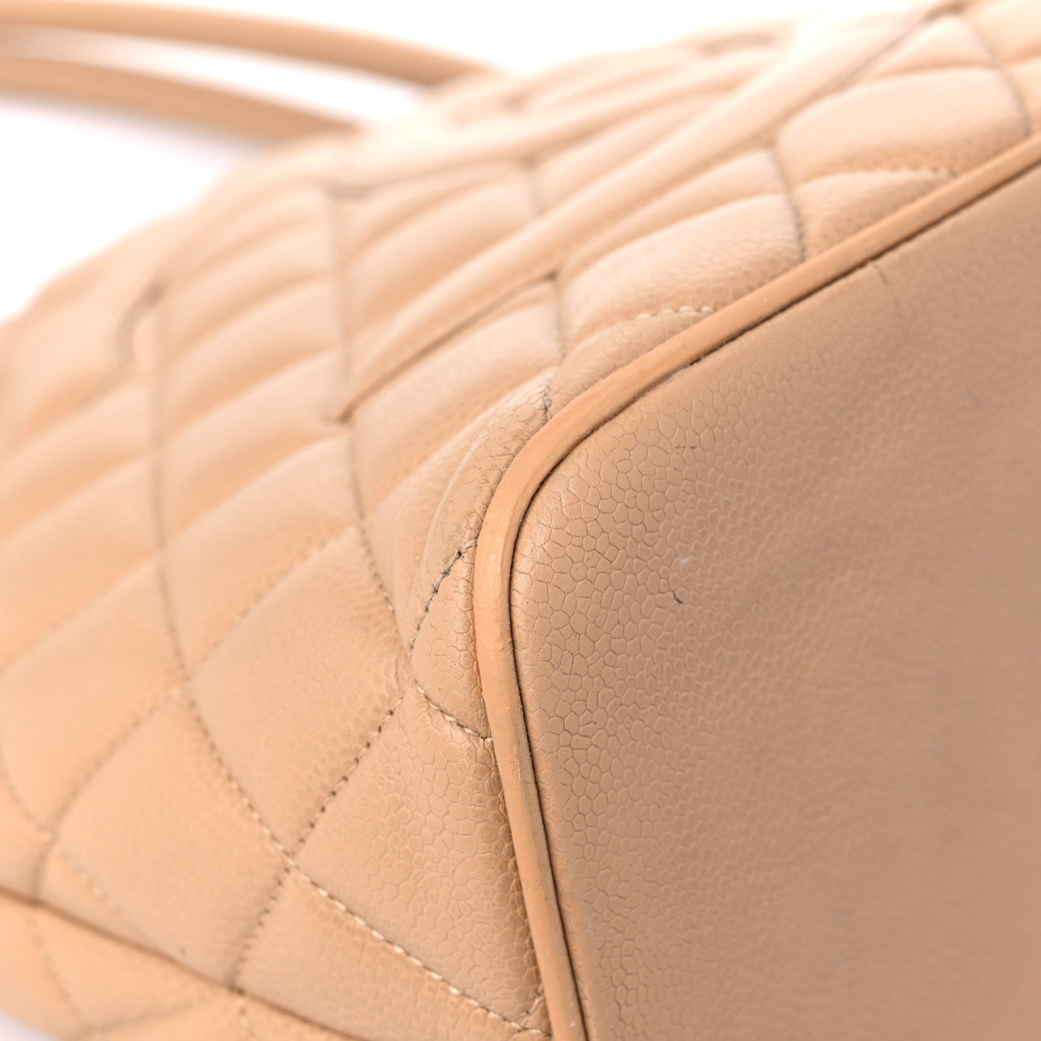 Chanel Caviar Quilted Medallion Tote Beige 7 of 24