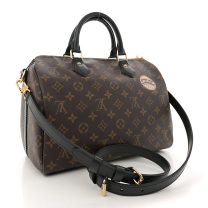Louis Vuitton Monogram My World Tour Speedy Bandouliere 30 Black 3 of 11
