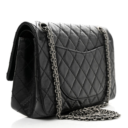 Chanel Aged Calfskin Quilted 2.55 Reissue 225 Flap Black 3 of 10