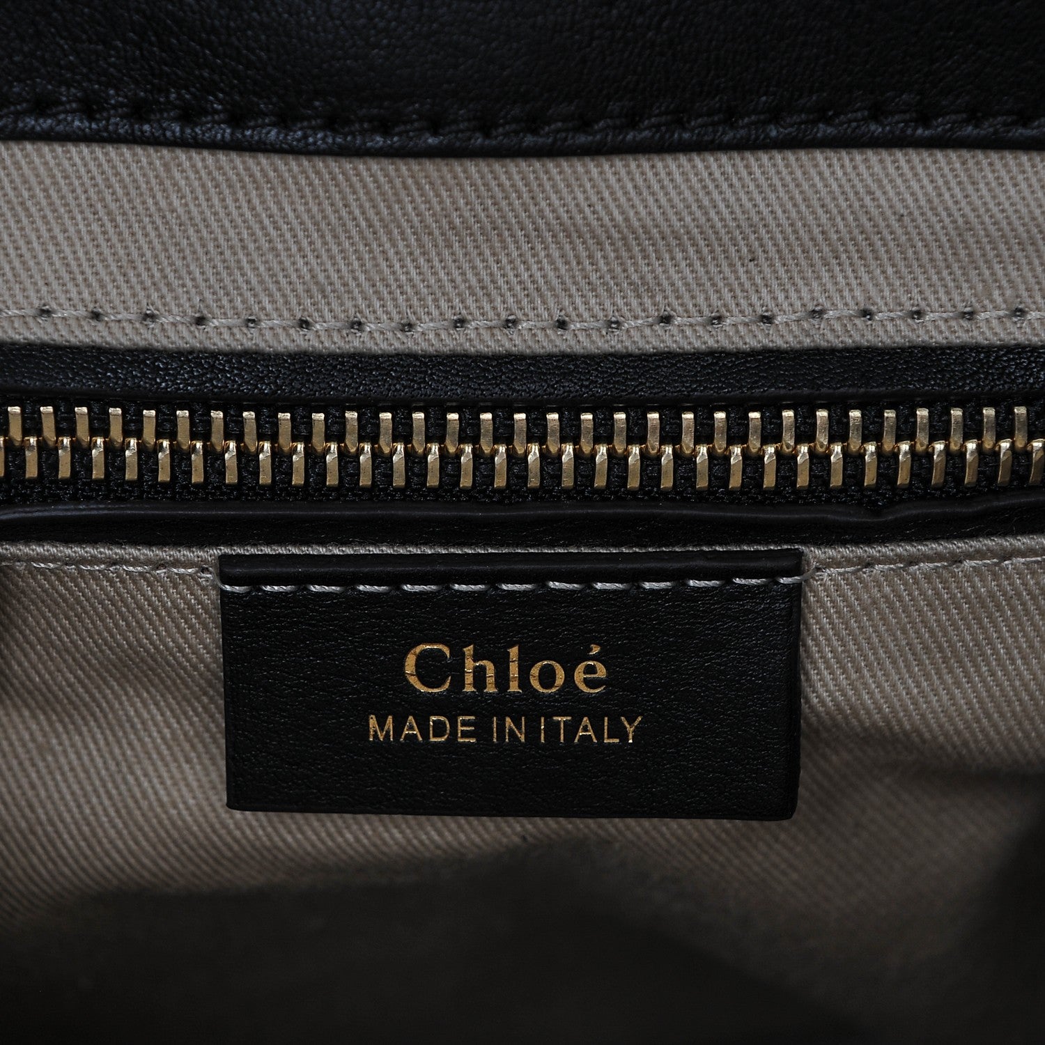 Chloe Suede Calfskin Small Faye Backpack Black 6 of 6