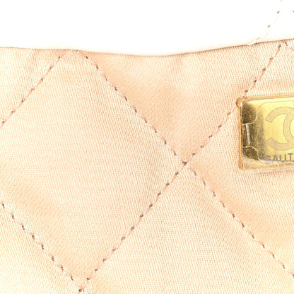 Chanel Shiny Calfskin Quilted Chanel 22 White 8 of 11