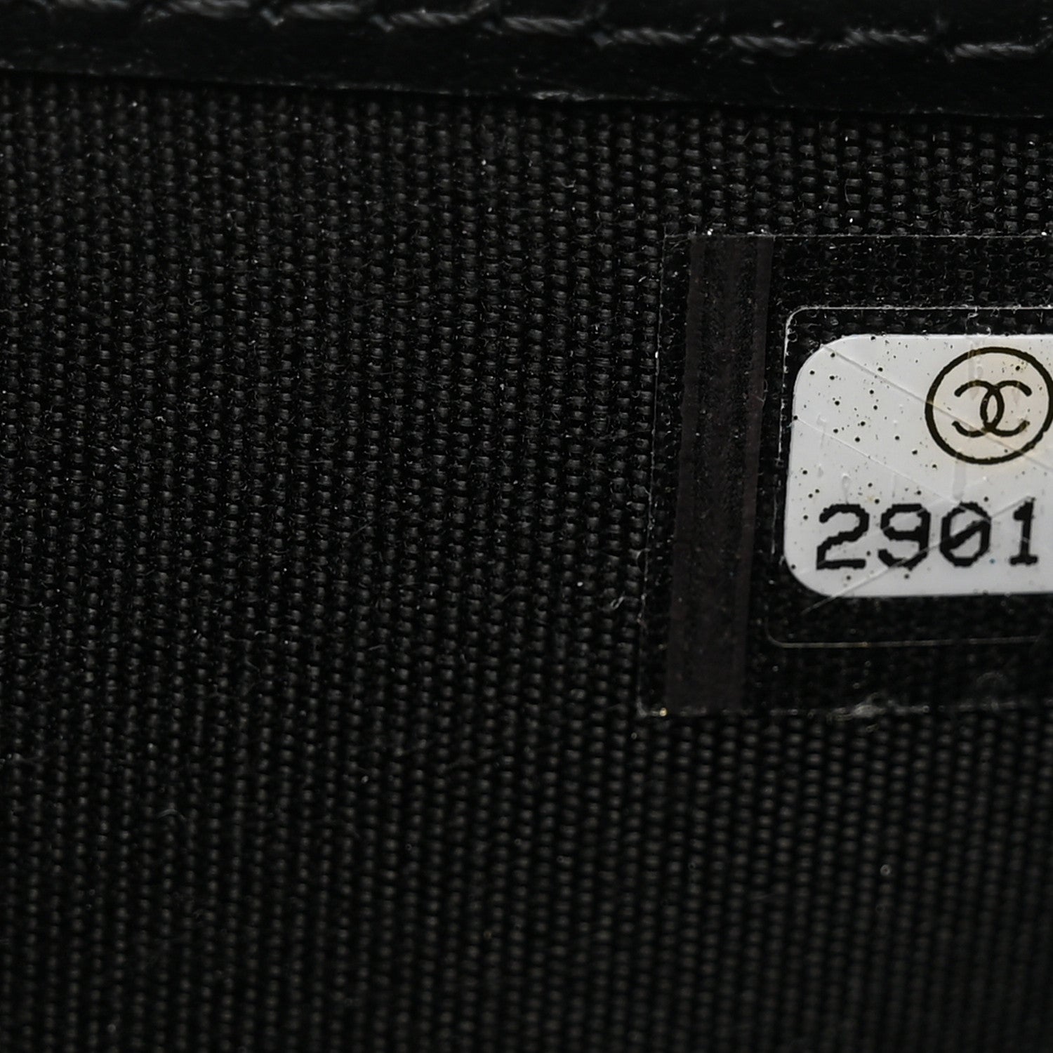 Chanel Caviar Quilted Compact Boy Wallet Black 8 of 8