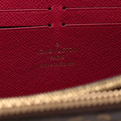 Louis Vuitton Monogram Clemence Wallet Fuchsia 6 of 7