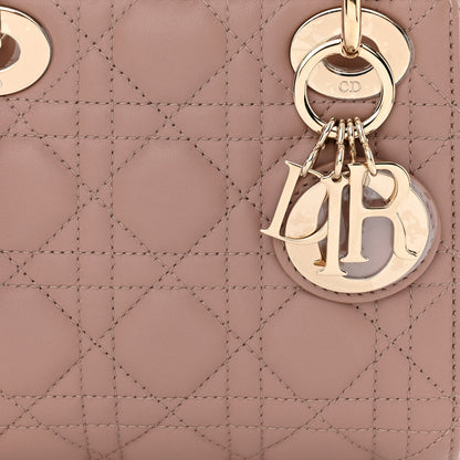 Christian Dior Lambskin Cannage Mini Lady Dior Blush 8 of 12