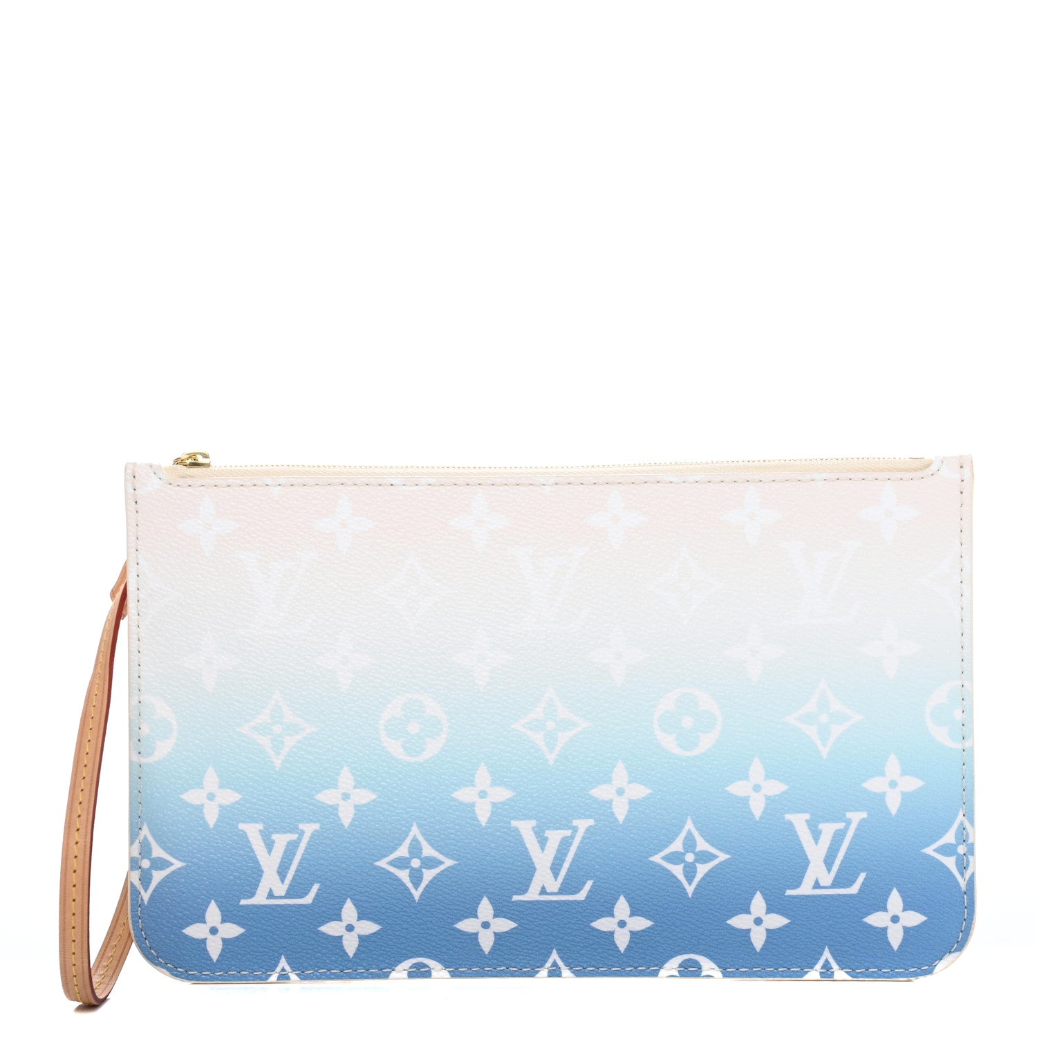 Louis Vuitton Monogram By The Pool Neverfull MM Pochette Blue 1 of 9