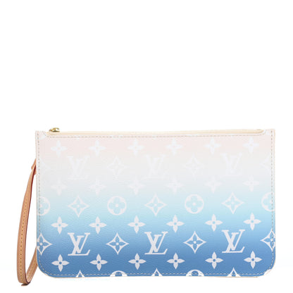 Louis Vuitton Monogram By The Pool Neverfull MM Pochette Blue 1 of 9