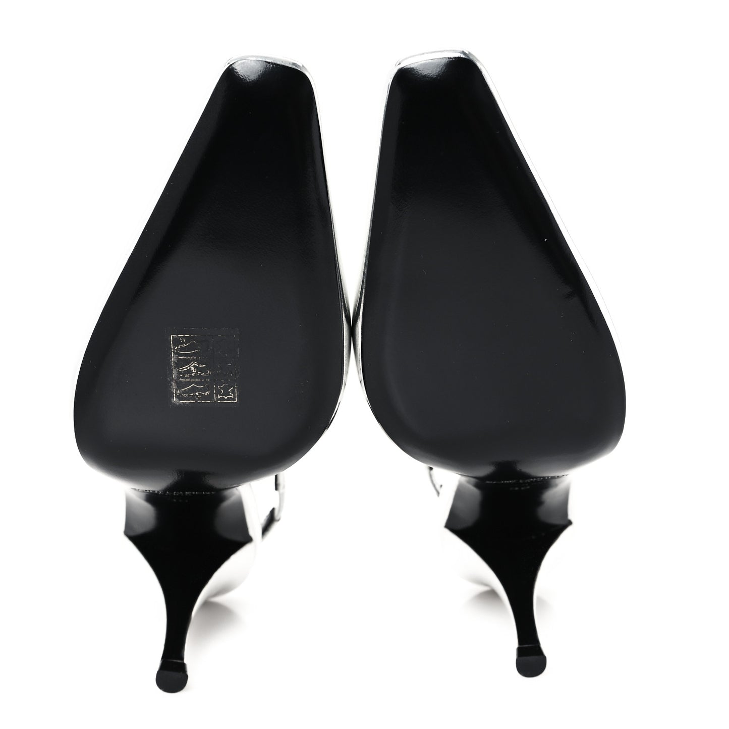 Patent Tom 90 Dream Slingback Pumps 36 Argento