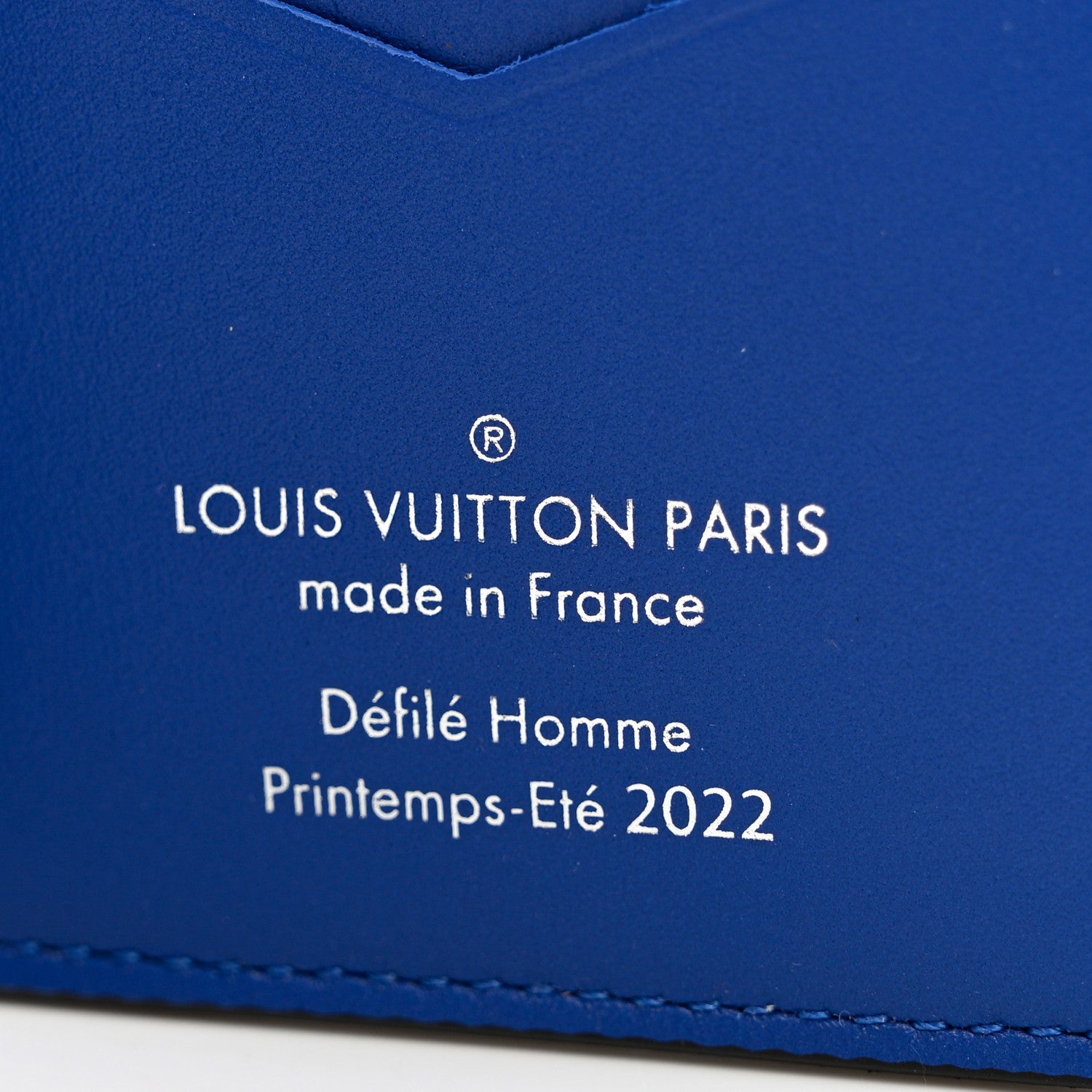 Louis Vuitton Taurillon Illusion Pocket Organizer Bleu Rose 6 of 7