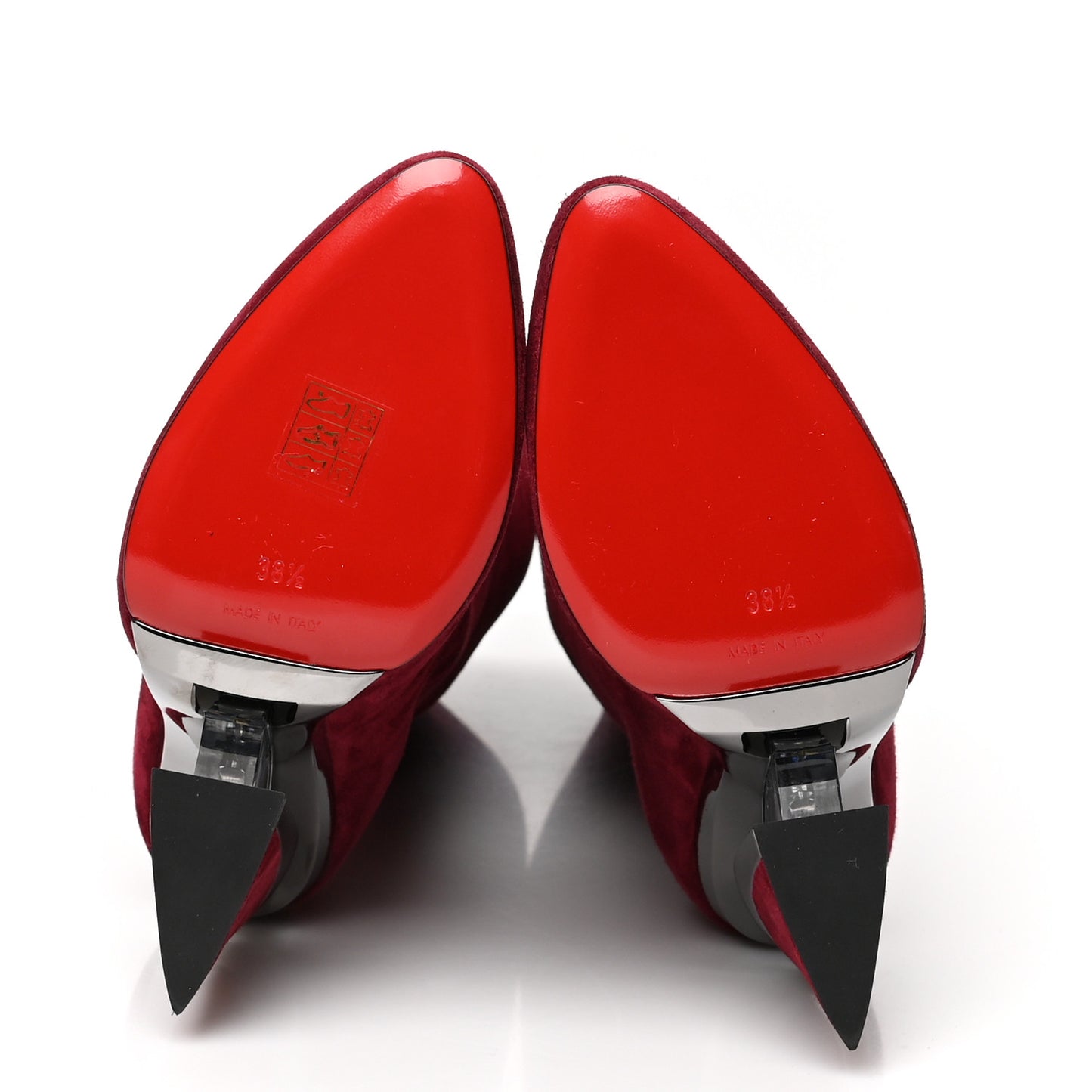 Veau Velours Levitibotta 100 Boots 38.5 Opera Gun Metal